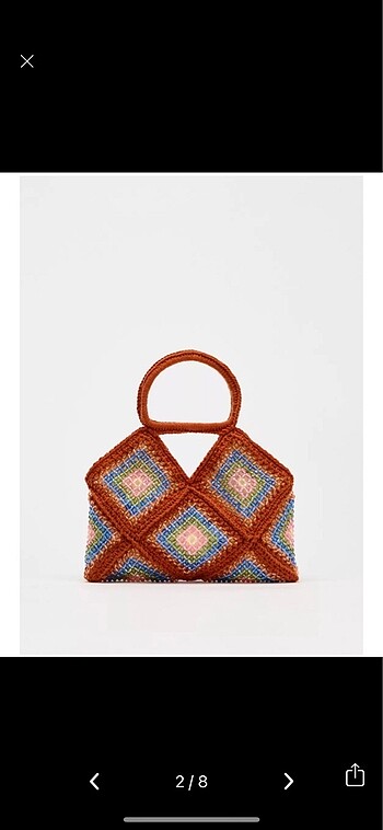 Zara Zara boncuklu çanta