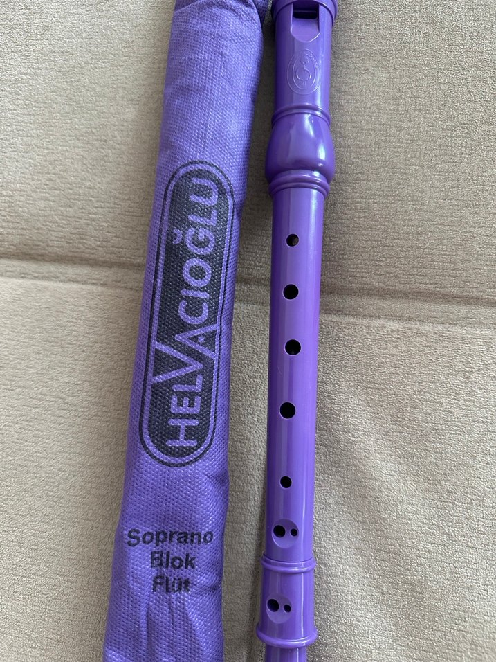 Mor  Blok Flüt - Görsel 2