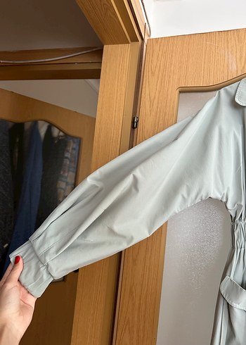 Uzun  Kadın Trençkot - Görsel 3