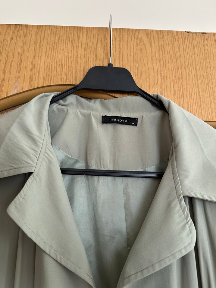 Uzun  Kadın Trençkot - Görsel 5