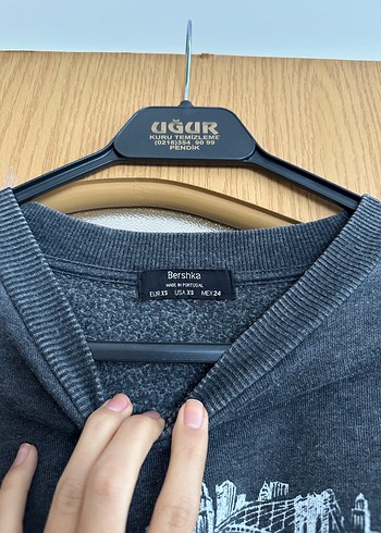 Baskılı Kadın Sweatshirt - Görsel 4