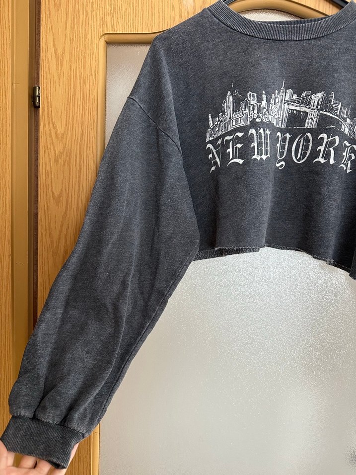 Baskılı Kadın Sweatshirt - Görsel 2