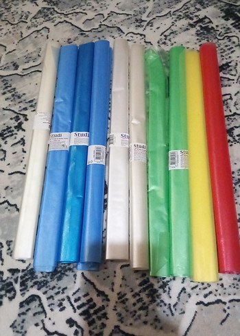 Çok Renkli Kırtasiye Kağıtları