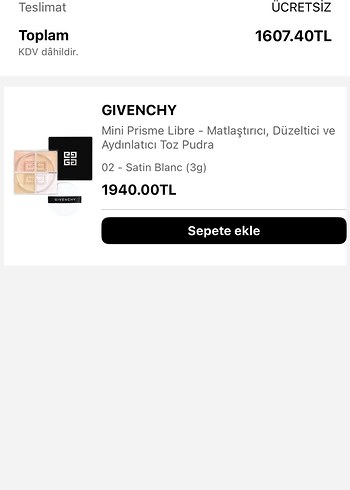 Givenchy Prisme Libre Pudra 02 Satin Blanc - Görsel 9