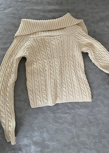 Stradivarius Omuz Hizası Hırka - Görsel 2