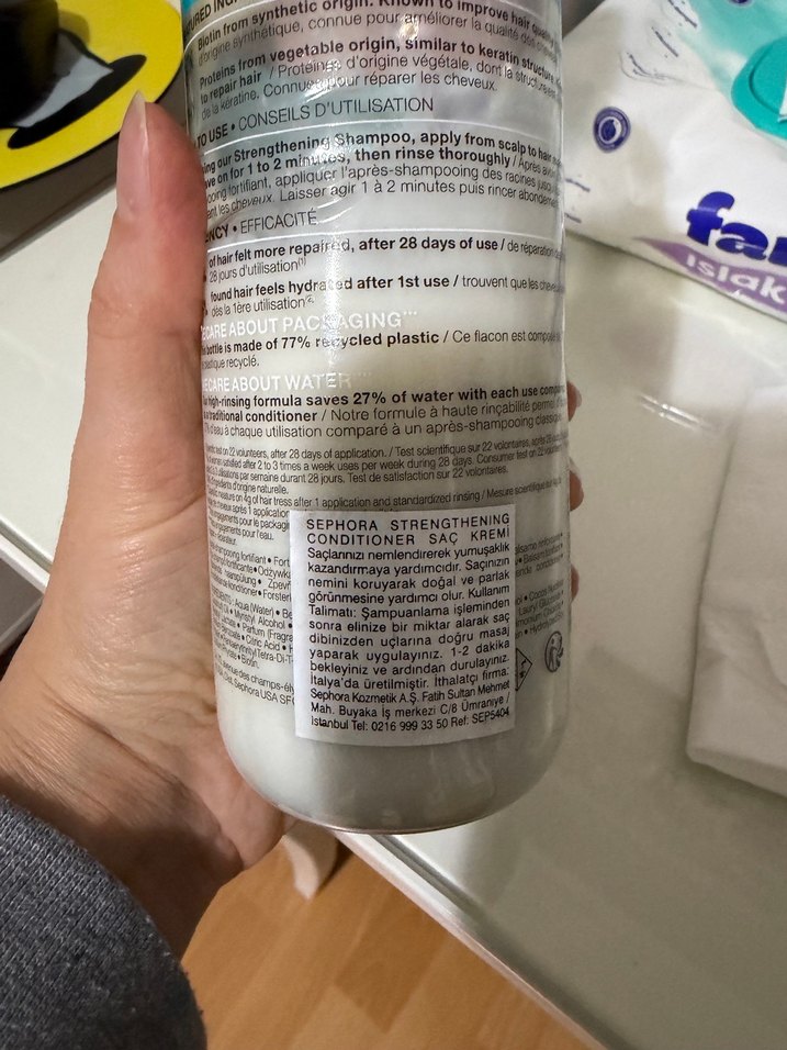 Sephora Güçlendirici Saç Kremi 300 ml - Görsel 4