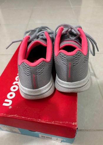 Skechers Lite-Weight Gri Spor Ayakkabı - Görsel 5