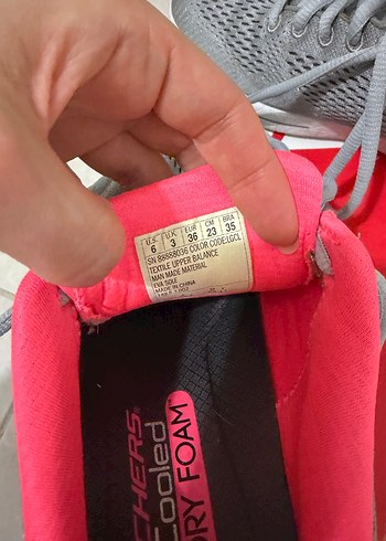 Skechers Lite-Weight Gri Spor Ayakkabı - Görsel 4