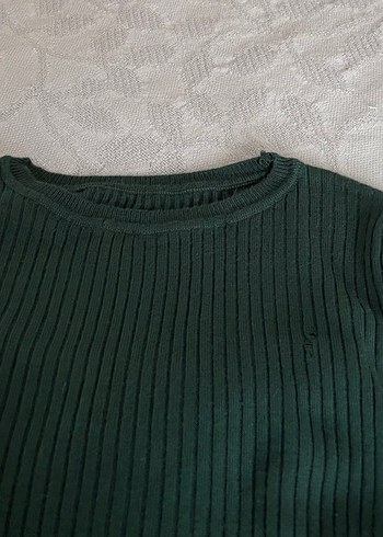 Black Pepper Yeşil Triko Kazak - Görsel 6