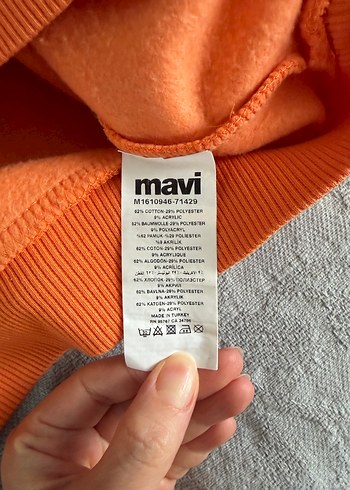 Mavi Turuncu Tweety Baskılı Sweatshirt - Görsel 3