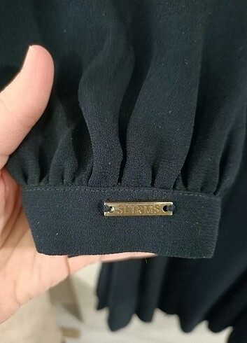 44 Beden lacivert Renk Tesettür abiye