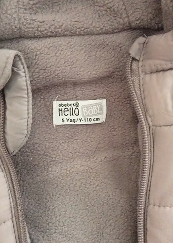 Erkek Çocuk Gri Kapüşonlu Mont - Görsel 2