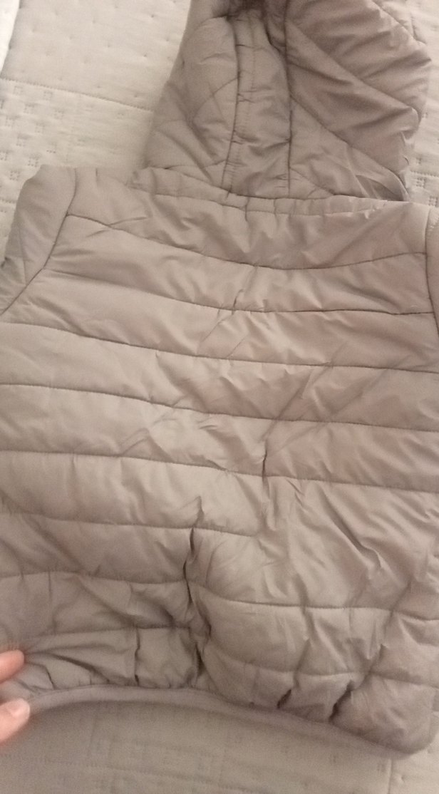 Erkek Çocuk Gri Kapüşonlu Mont - Görsel 4