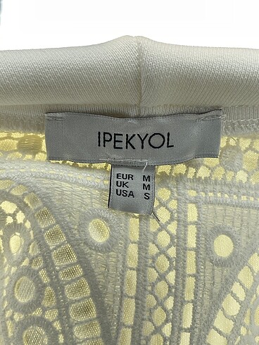 m Beden beyaz Renk ipekyol Sweatshirt %70 İndirimli.