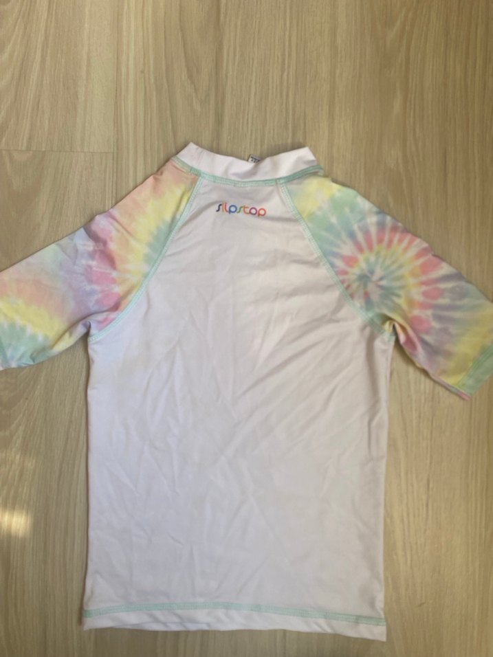 Kız Çocuk Pastel Batik Kısa Kollu Mayo Üstü - Görsel 2