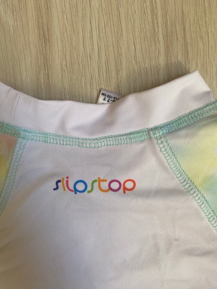 Kız Çocuk Pastel Batik Kısa Kollu Mayo Üstü - Görsel 5