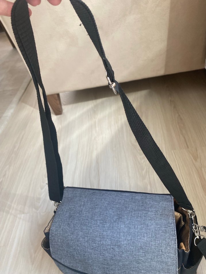 Gri Bebek Bakım Çantası - Görsel 4