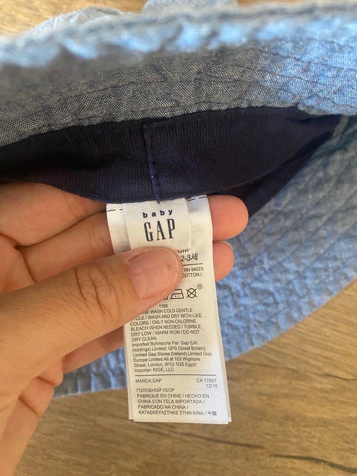 Mavi Denim Çocuk Şapkası - Görsel 2