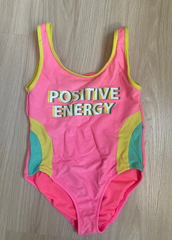 Kız Çocuk Renkli Desenli Mayo - Görsel 4