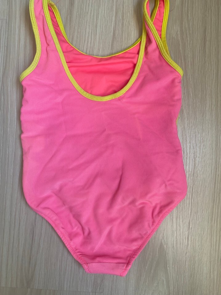 Kız Çocuk Renkli Desenli Mayo - Görsel 3