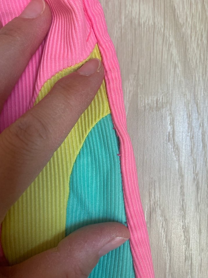 Kız Çocuk Renkli Desenli Mayo - Görsel 5