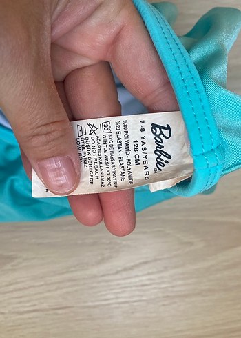 Turkuaz Kız Çocuk Askılı Bikini Takımı - Görsel 7