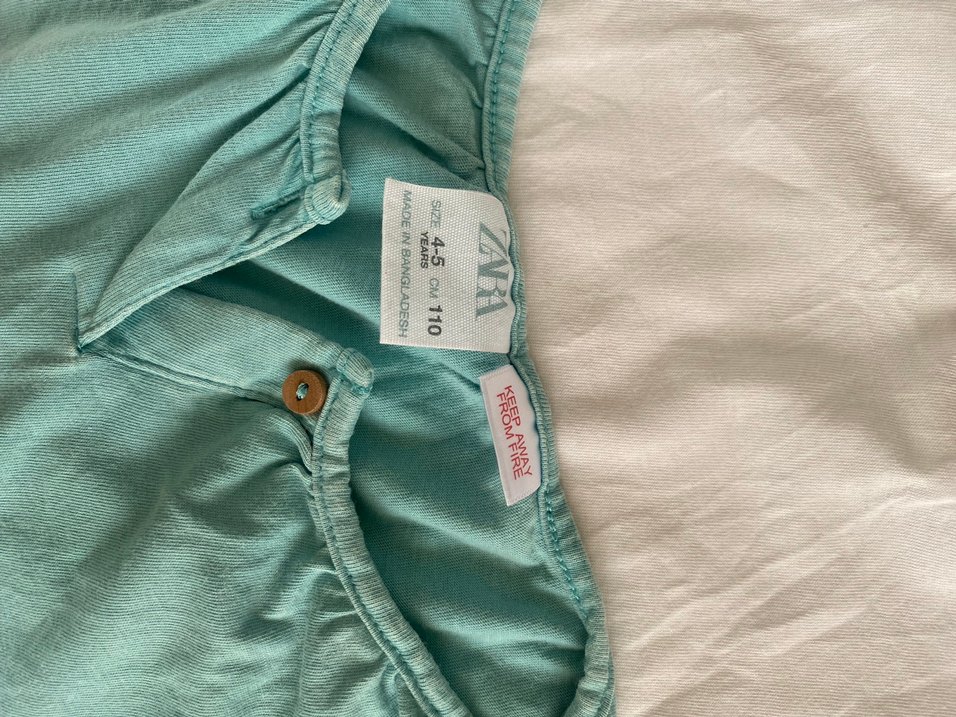 Zara 2 li Kız Çocuk Tişört - Görsel 5