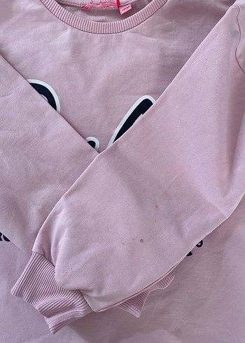 Barbie Baskılı Pembe Kız Sweatshirt - Görsel 4