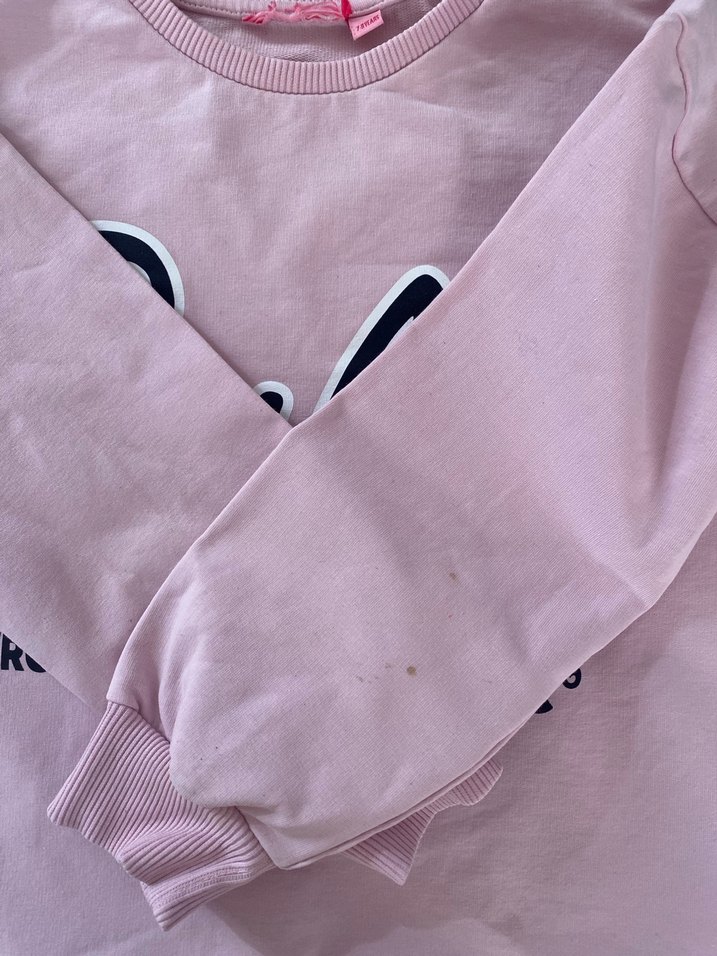 Barbie Baskılı Pembe Kız Sweatshirt - Görsel 4