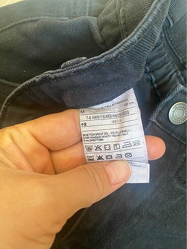 7 Yaş Beden gri Renk Benetton kız çocuk