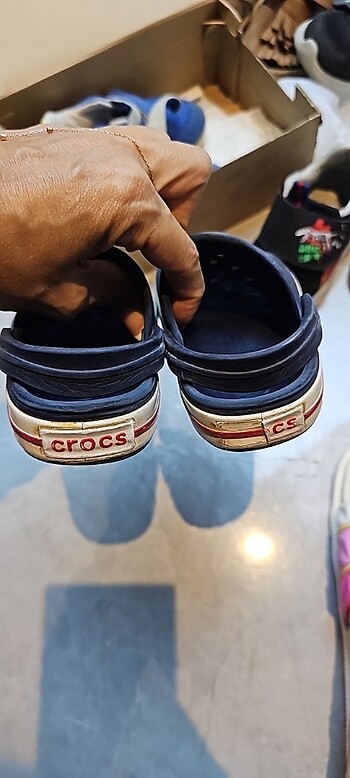 25 Beden lacivert Renk Orjinal crocs mavi