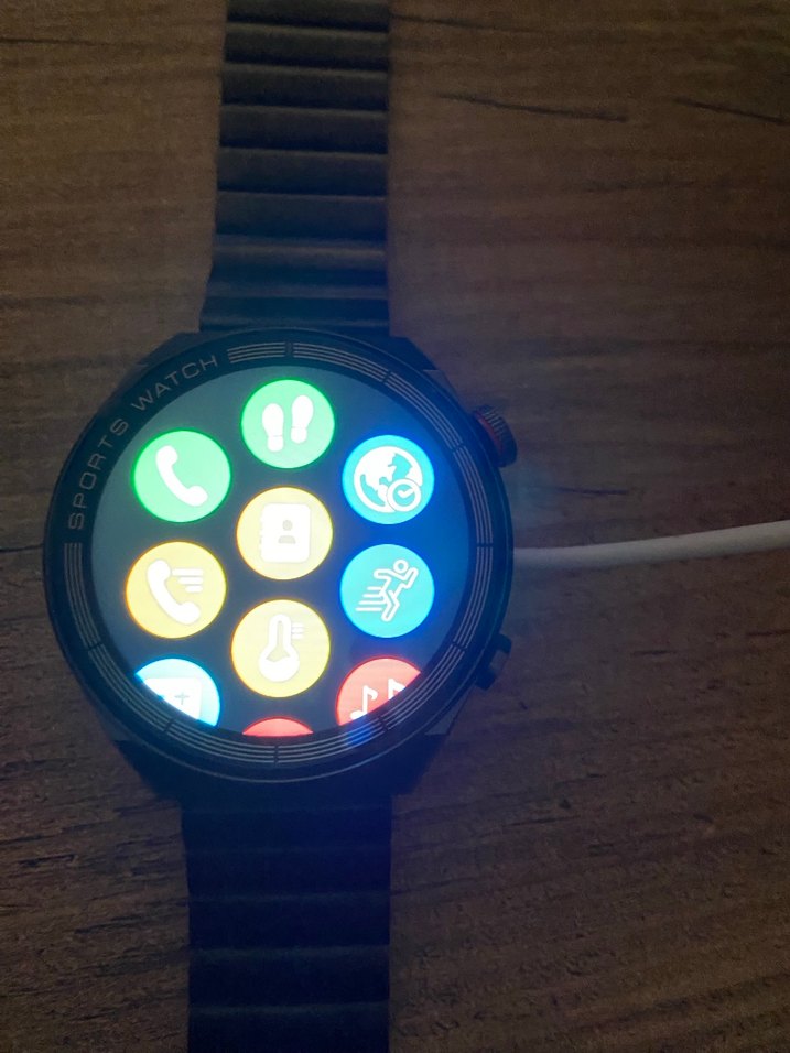 Siyah Akıllı Saat, Metal Kordonlu - Görsel 5