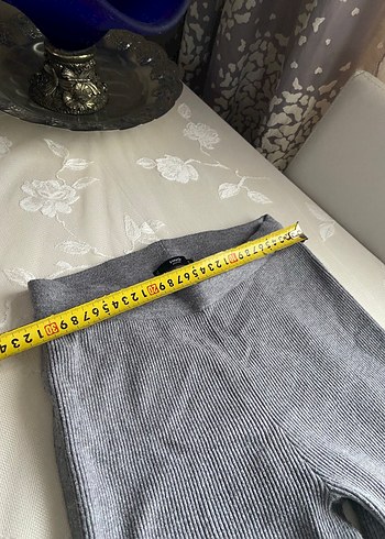 Gri triko Rahat Kesim Kadın bluz Pantolon - Görsel 9