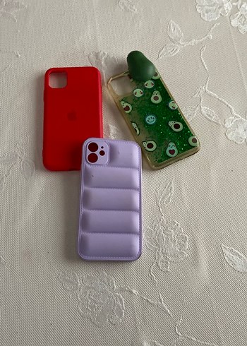 Simli Çok Renkli iPhone 11 Telefon Kılıfı - Görsel 6