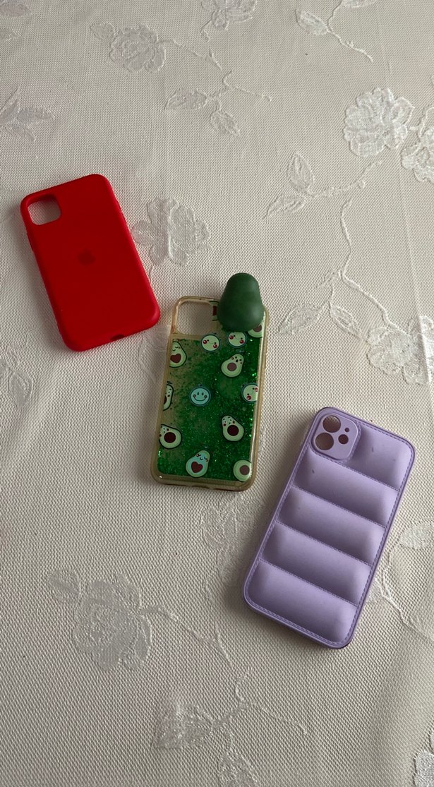 Simli Çok Renkli iPhone 11 Telefon Kılıfı - Görsel 2