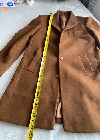 Kahverengi  Erkek Klasik paltosu - Görsel 4