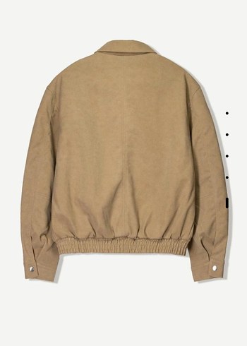 Bershka Bej Süet Kadın Bomber Ceket bershka