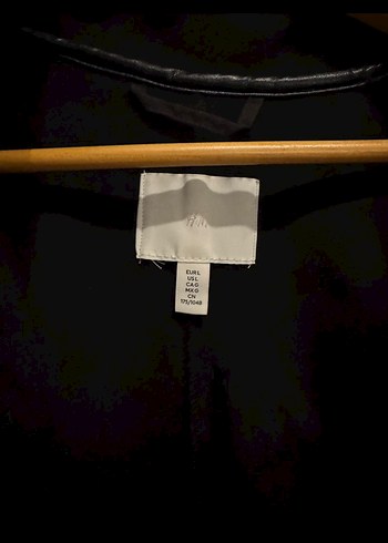 H&M Siyah Midi Kadın Kürk Mont - Görsel 8