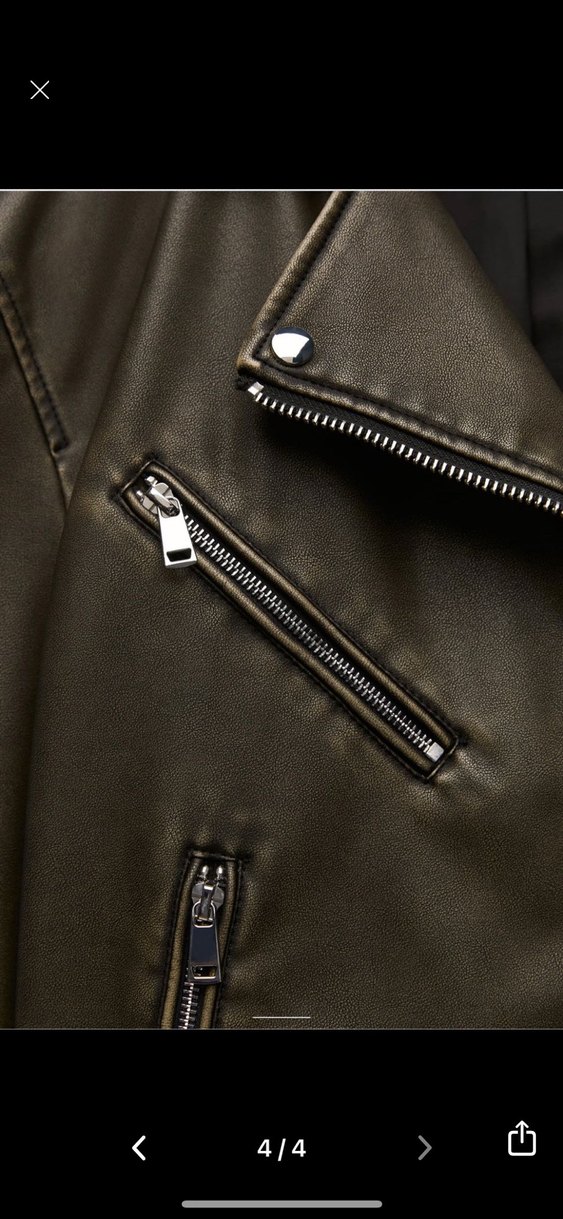 Deri Kadın Ceket - Görsel 4