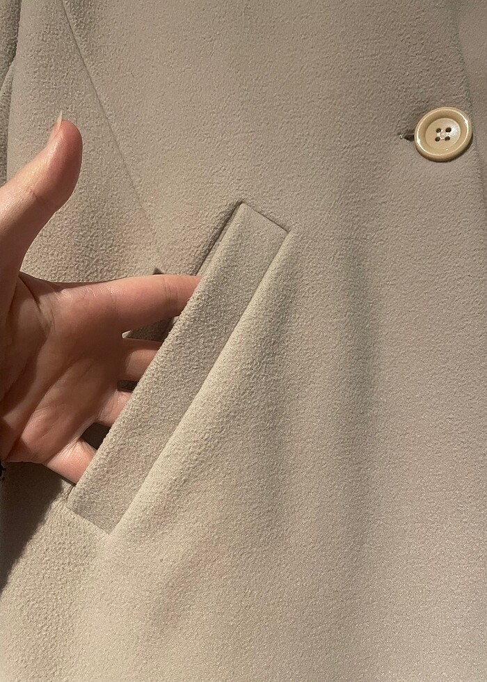 Bej kaban - Görsel 5