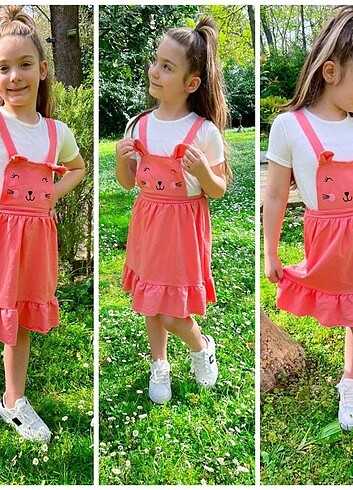 10 Yaş Beden mor Renk Salopet