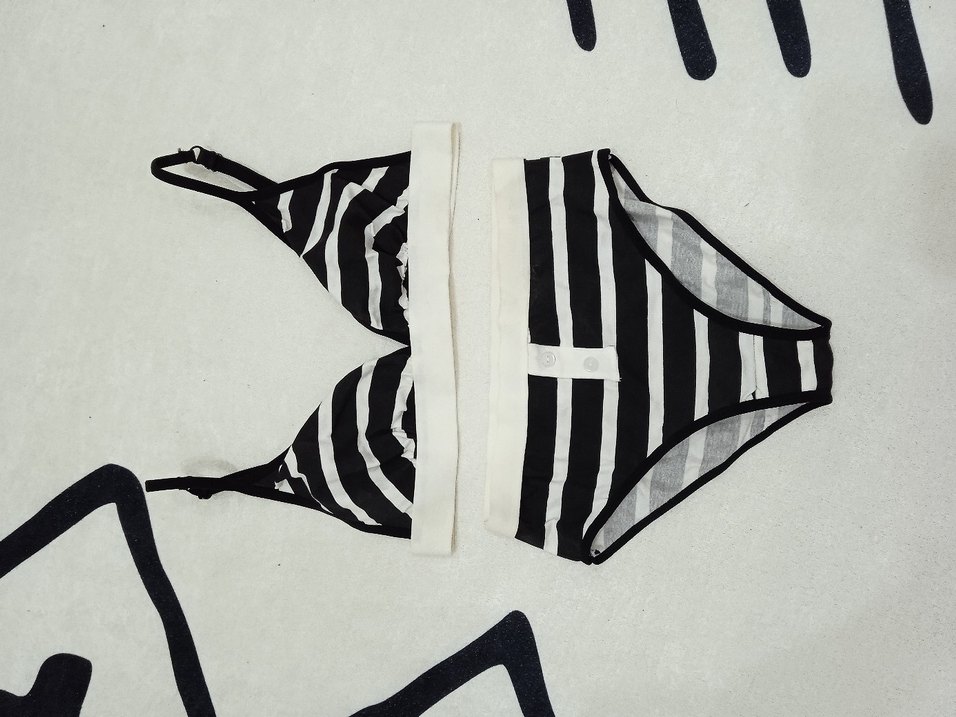 Zebra Desenli Sütyeni ve Külot Takımı - Görsel 2