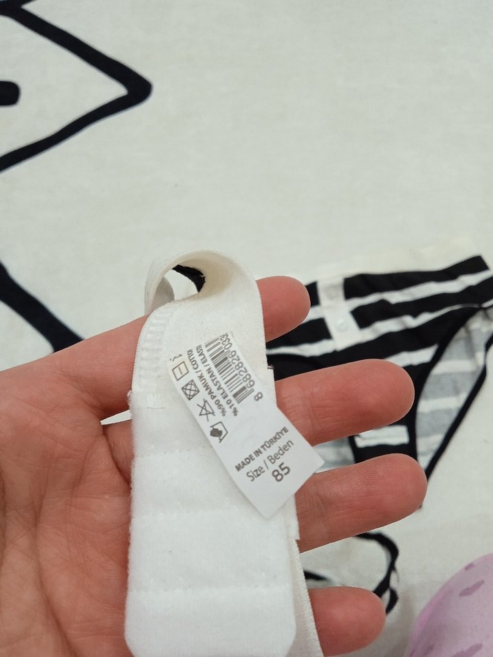 Zebra Desenli Sütyeni ve Külot Takımı - Görsel 4