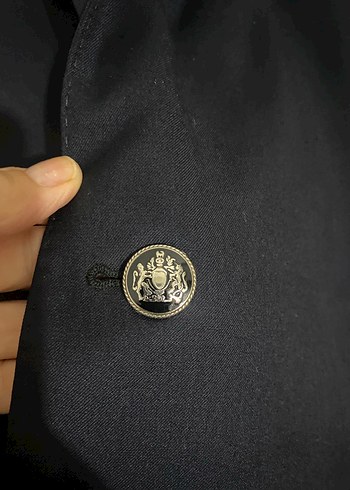 xl Beden Lacivert Erkek Ceket, Düğmeli, Normal Boy. Orijinal kravatkiyi