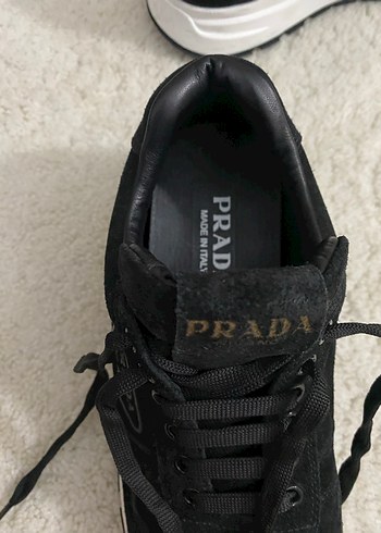 42 Beden siyah Renk Prada Siyah Erkek Spor Ayakkabı