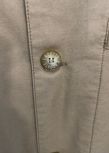 Lacoste Bej Düğmeli Erkek Midi Ceket
