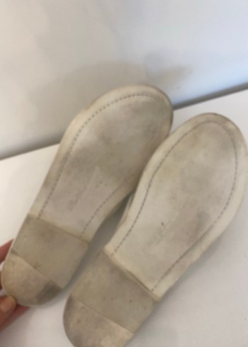 Beyaz Dolgu Topuklu Minimalist erkek Terlik - Görsel 3