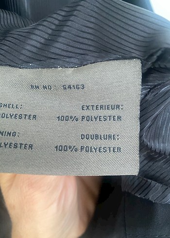 Düğmeli Siyah Midi Kadın Yağmurluk - Görsel 5