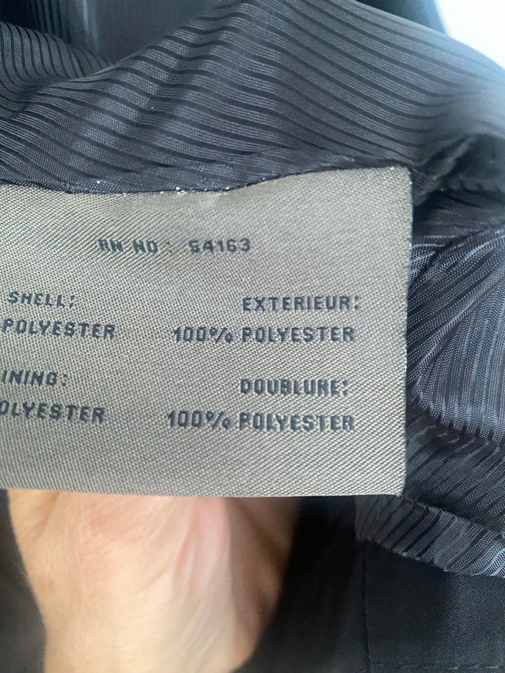 Düğmeli Siyah Midi Kadın Yağmurluk - Görsel 5