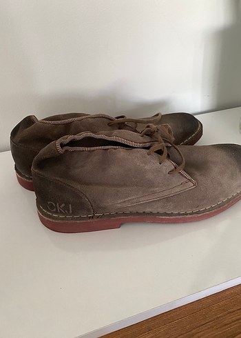 Orijinal  sıfır Bej Minimalist Erkek Botları - Görsel 5